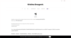 Desktop Screenshot of kristinaercegovic.com